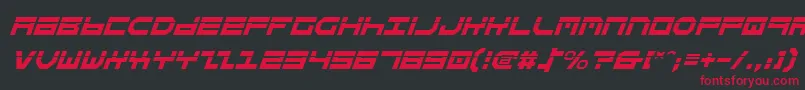 Stuntv2li Font – Red Fonts on Black Background