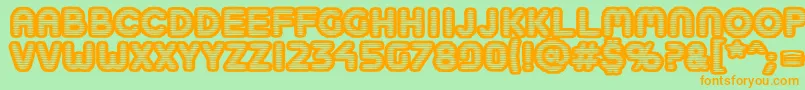 Lisätietoja Boobtoobopen-fontista Boobtoobopen-fontti – oranssit fontit vihreällä taustalla