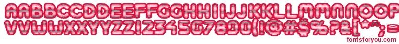 Boobtoobopen Font – Red Fonts on White Background