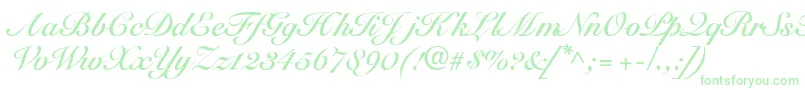 SnellbounddbBold Font – Green Fonts on White Background