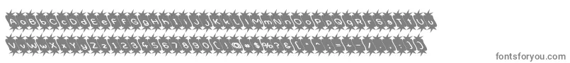 Optimisticpessimist-Schriftart – Graue Schriften auf weißem Hintergrund