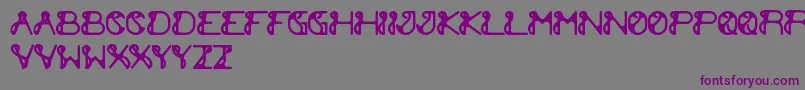 ExtraCheese Font – Purple Fonts on Gray Background