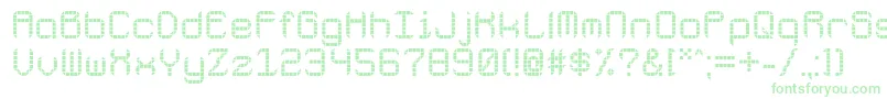 Galacticspaceport Font – Green Fonts on White Background