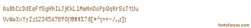 FsBlok Font – Brown Fonts