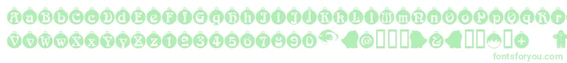 Christbaumkugeln Font – Green Fonts
