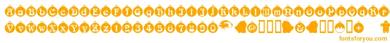 Christbaumkugeln Font – Orange Fonts