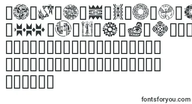 GeNativeAmericanArt font – Fonts Aztecs