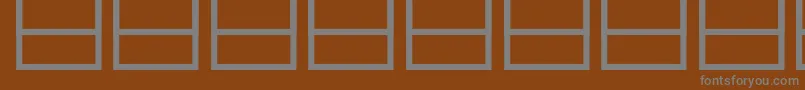 McsHaramain.2000 Font – Gray Fonts on Brown Background