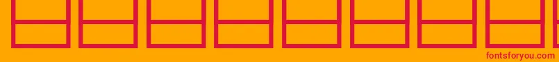 McsHaramain.2000 Font – Red Fonts on Orange Background