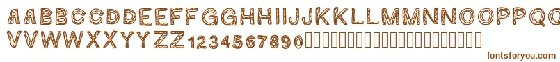 Ginumber1 Font – Brown Fonts