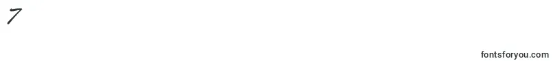 Więcej informacji o czcionce OreganoItalic Czcionka OreganoItalic – czcionki cyfry 7