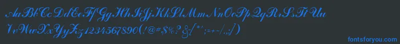 Artフォントについての詳細 フォントArt – 黒い背景に青い文字