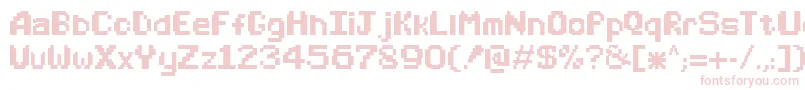 Arcadealternate Font – Pink Fonts on White Background