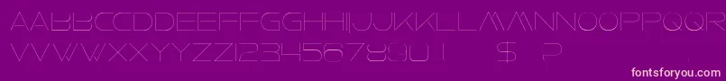 FaxineSky Font – Pink Fonts on Purple Background