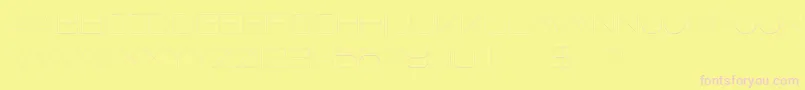 FaxineSky Font – Pink Fonts on Yellow Background