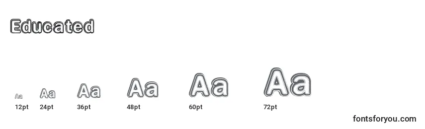 Educated Font Sizes