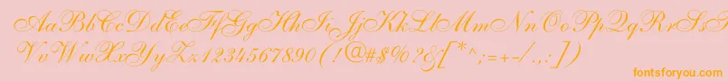 More about ShelleyallegroscriptNormal Font ShelleyallegroscriptNormal Font – Orange Fonts on Pink Background