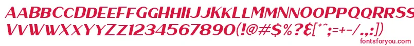 HaarlemSansItalic Font – Red Fonts