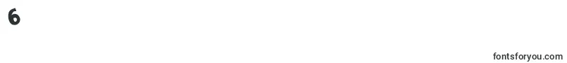 Weitere Informationen zur Kbwanderaround-Schriftart Kbwanderaround-Schriftart – Schriften für die Ziffer 6