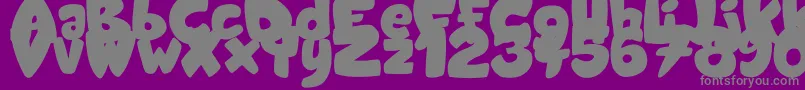 fuente CandyShopBlack – Fuentes Grises Sobre Fondo Morado