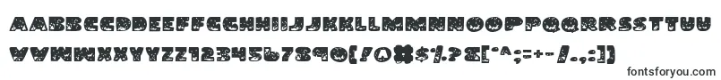 LandShark Font – Black Fonts on White Background