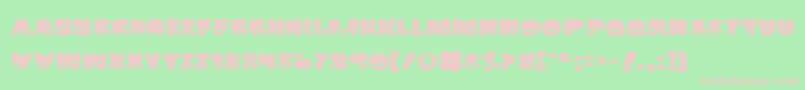 LandShark Font – Pink Fonts on Green Background