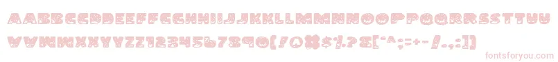 LandShark Font – Pink Fonts on White Background