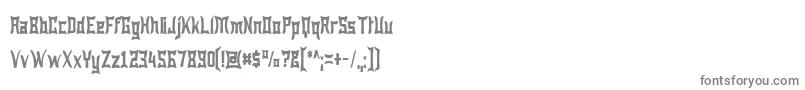 Wewan-Schriftart – Graue Schriften auf weißem Hintergrund