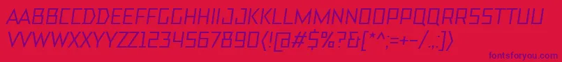 fuente TtBricksMediumItalic – Fuentes Moradas Sobre Fondo Rojo