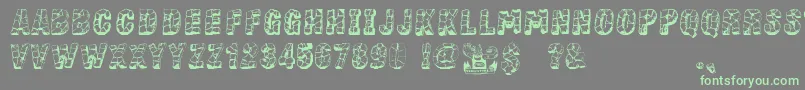 More about StoneBlock Font StoneBlock Font – Green Fonts on Gray Background
