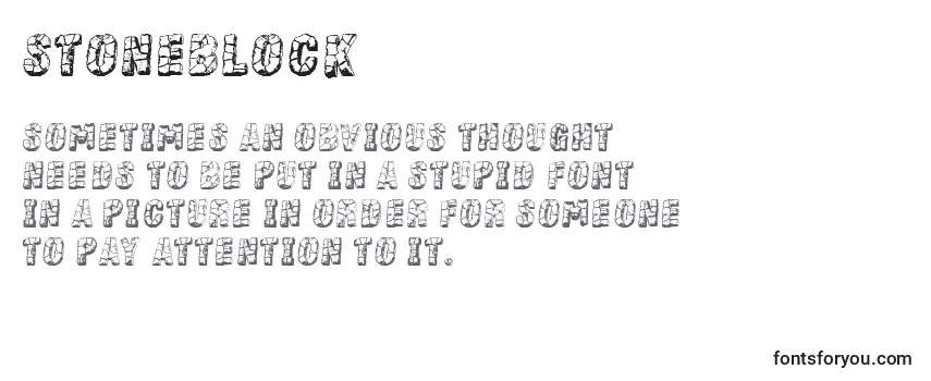 StoneBlock Font