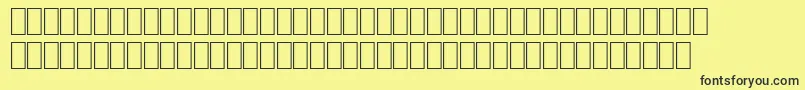 Wphv06na Font – Black Fonts on Yellow Background