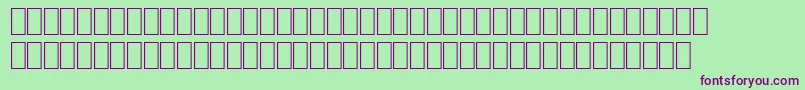 Wphv06na Font – Purple Fonts on Green Background