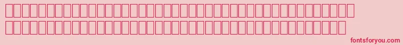 Wphv06na Font – Red Fonts on Pink Background