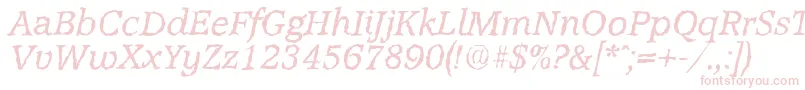 fuente AccoladerandomItalic – Fuentes Rosas
