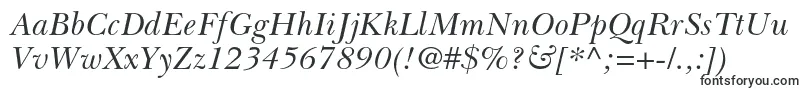 Шрифт BaskervillecyrltstdIncline – OTF шрифты