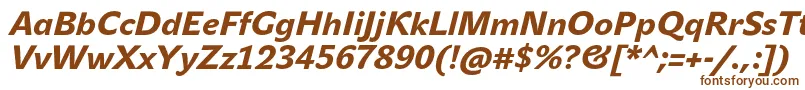 JohnsansMediumProBoldItalic Font – Brown Fonts