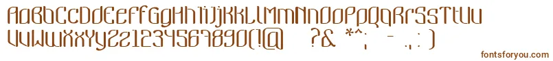 Шрифт Nymeria – коричневые шрифты