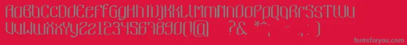 Шрифт Nymeria – серые шрифты на красном фоне
