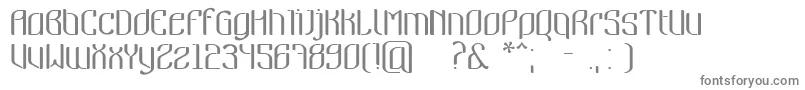 Шрифт Nymeria – серые шрифты на белом фоне