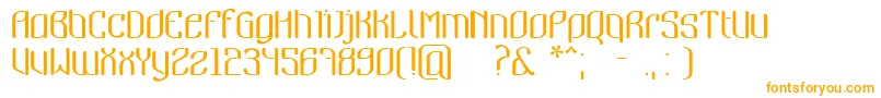 Шрифт Nymeria – оранжевые шрифты