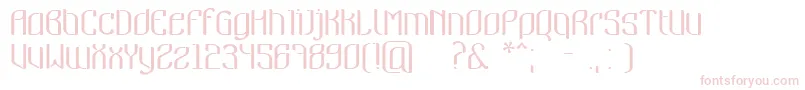 Шрифт Nymeria – розовые шрифты на белом фоне