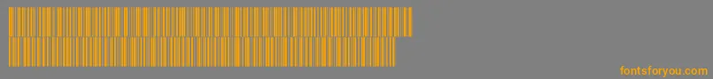 Fonte V300022 – fontes laranjas em um fundo cinza