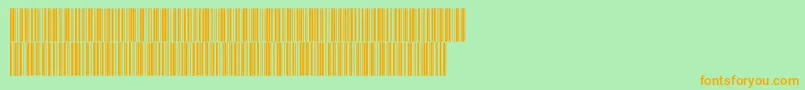 fuente V300022 – Fuentes Naranjas Sobre Fondo Verde