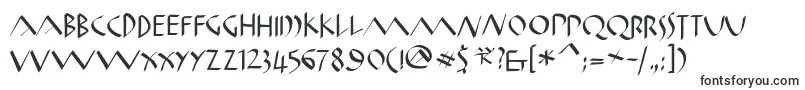 Oldromanklein-fontti – Kevyet fontit