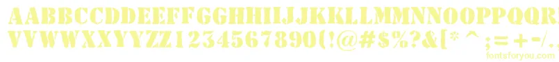 AStamperbrk Font – Yellow Fonts