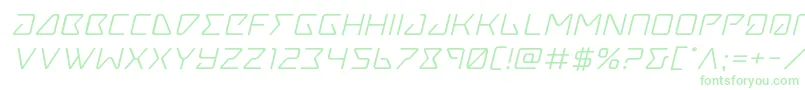 Tracerexpandital Font – Green Fonts