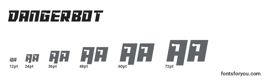 Dangerbot Font Sizes