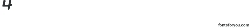 フォントKidkosmicb – フォント数字4