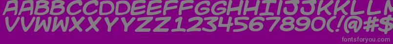 En savoir plus sur la police Kidkosmicb Police Kidkosmicb – polices grises sur fond violet